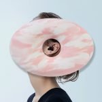 donut memory foam piercing pillow for side sleepers