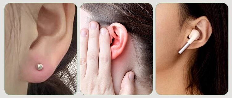 piercing problem with side sleeping